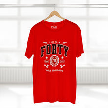 Load image into Gallery viewer, Forty & Bold Adult Tee - Celebratory Graphic Shirt, Birthday Gift, Casual Wear, Sports Team Pride, Unique Event Apparel