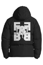 Load image into Gallery viewer, F&B Drip Logo Hooded Puffer Jacket