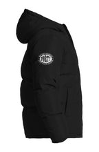 Load image into Gallery viewer, F&B Drip Logo Hooded Puffer Jacket