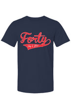 Load image into Gallery viewer, Red Super Forty Tee Shirt