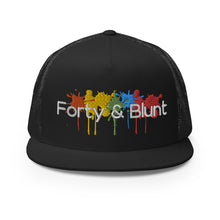 Load image into Gallery viewer, Splatter Paint Trucker Cap Hat