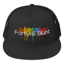 Load image into Gallery viewer, Splatter Paint Trucker Cap Hat