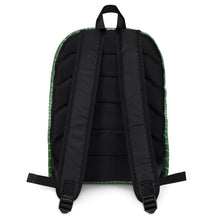 Load image into Gallery viewer, Green Crocodile Print Backpack