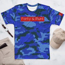 Load image into Gallery viewer, Forty & Blunt Blue Camo Tee