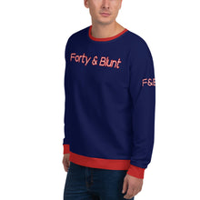 Load image into Gallery viewer, Blue and Red Trim Sweatshirt