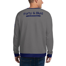 Load image into Gallery viewer, Gray Blue Trim Sweatshirt