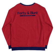 Load image into Gallery viewer, Red Blue Trim Sweatshirt