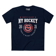 Load image into Gallery viewer, NY Hockey Graphic Tee - Casual Style for Sports Lovers, Perfect Gift for Hockey Fans, Sporty T-Shirt for Game Day, Awesome Men’s [...]
