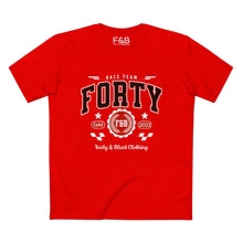 Load image into Gallery viewer, Forty &amp; Bold Adult Tee - Celebratory Graphic Shirt, Birthday Gift, Casual Wear, Sports Team Pride, Unique Event Apparel
