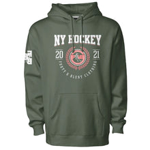 Load image into Gallery viewer, NY Hockey Pullover Hoodie
