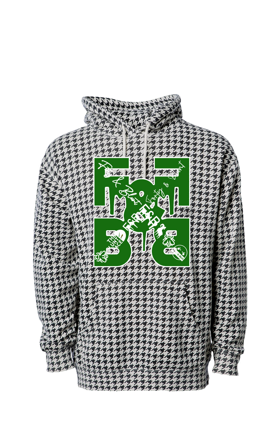 Luxury F&B Houndstooth Hoodie