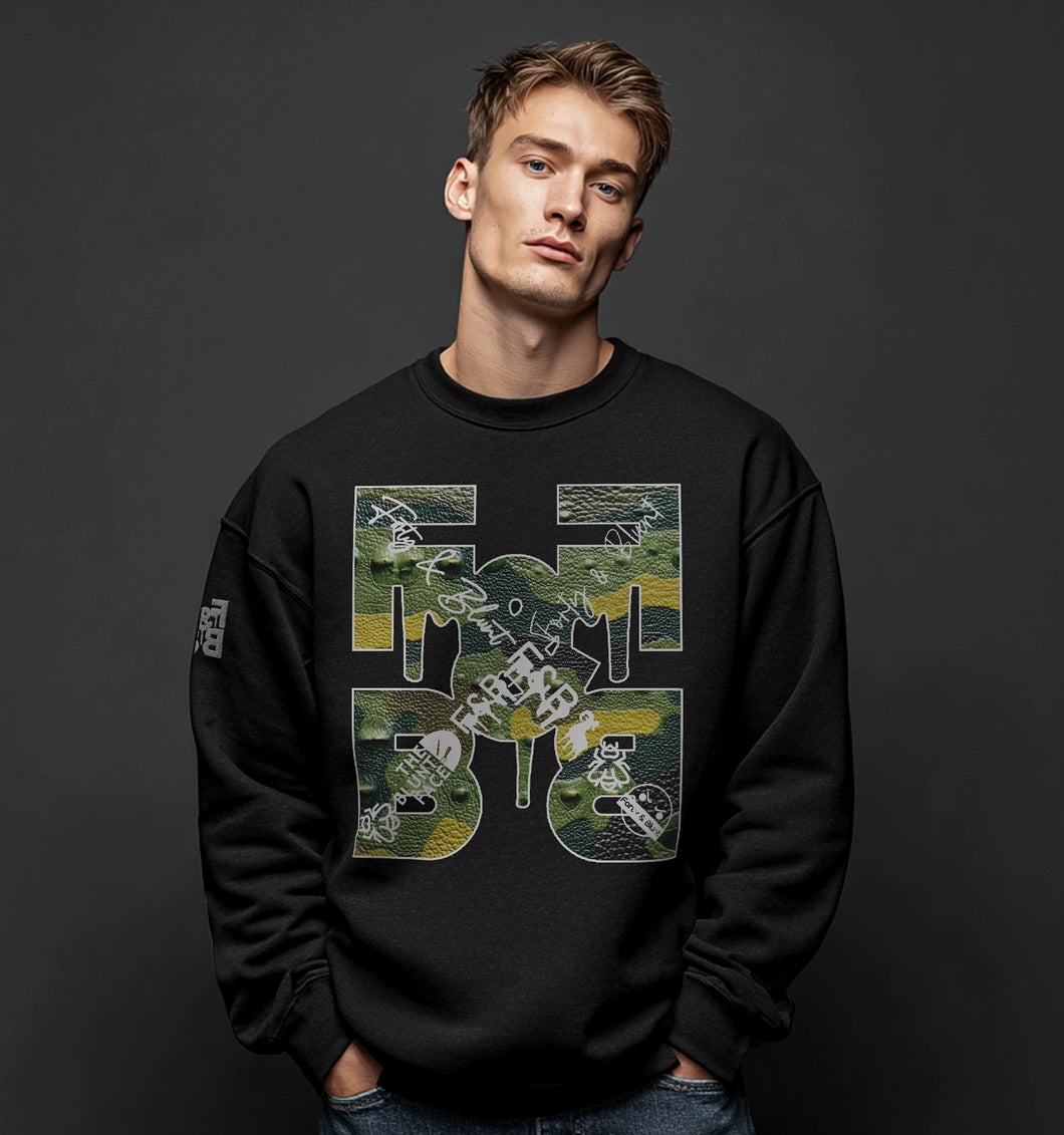 Camo Drip Sweatshirt