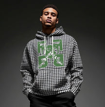 Load image into Gallery viewer, Drip Houndstooth Hoodie
