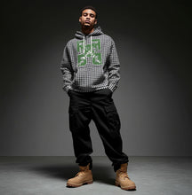 Load image into Gallery viewer, Drip Houndstooth Hoodie
