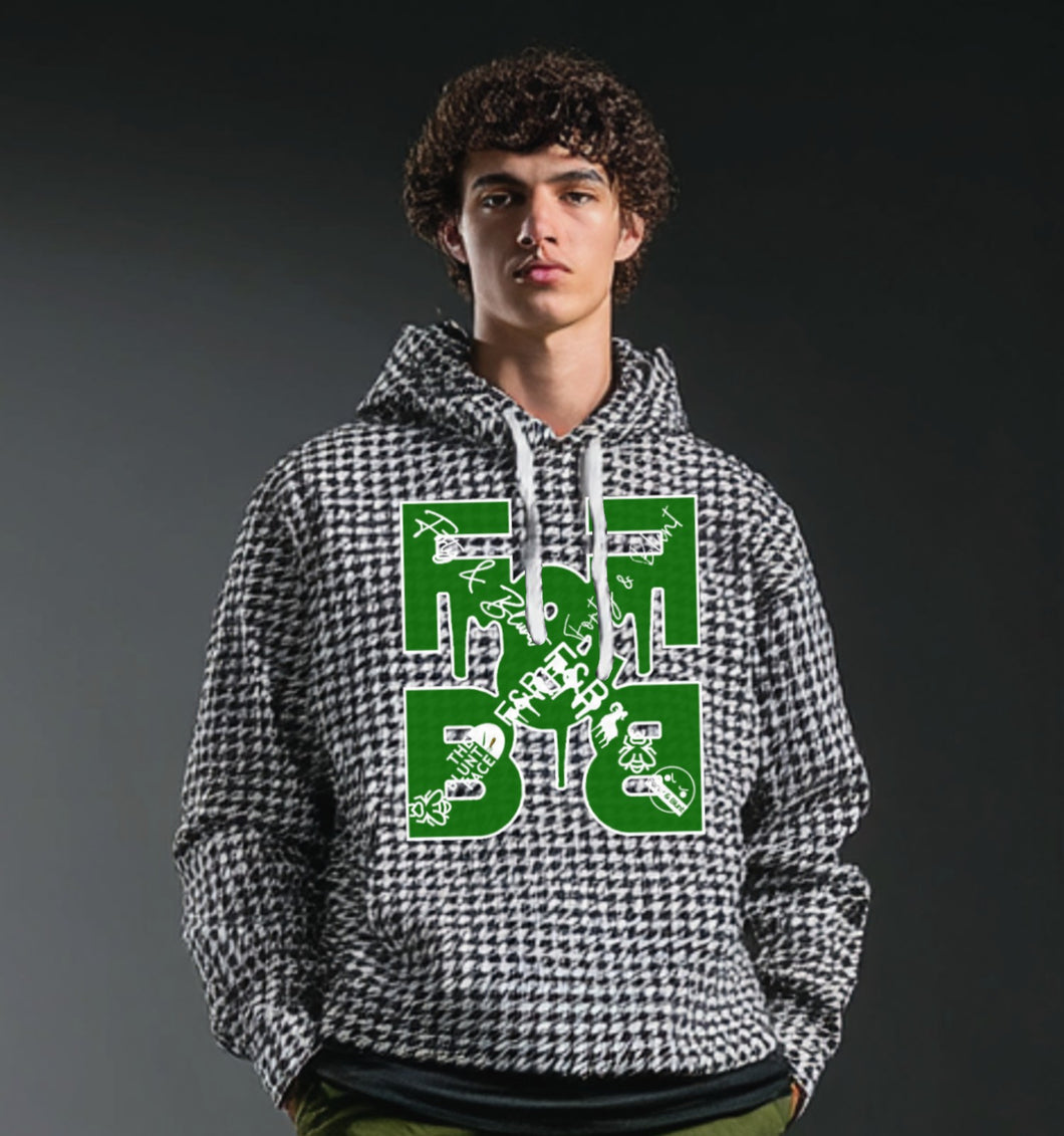 Drip Houndstooth Hoodie
