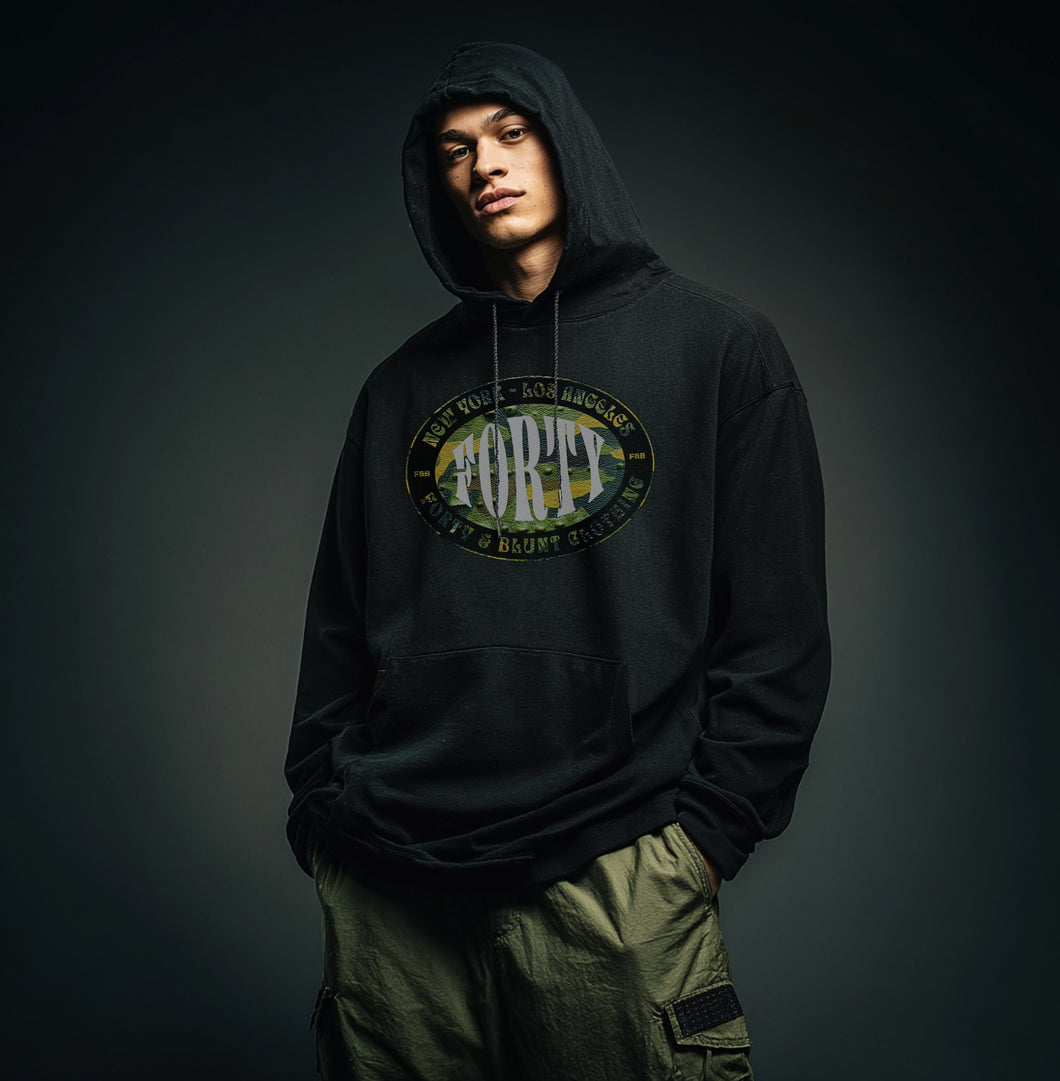 Forty Camo Pullover Hoodie