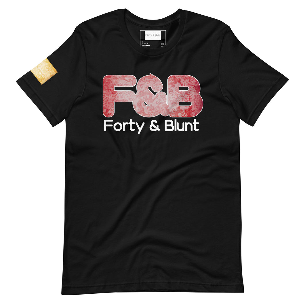 Red Print F&B Tee
