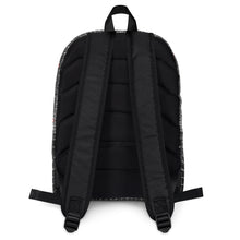 Load image into Gallery viewer, Black Crocodile Print Backpack
