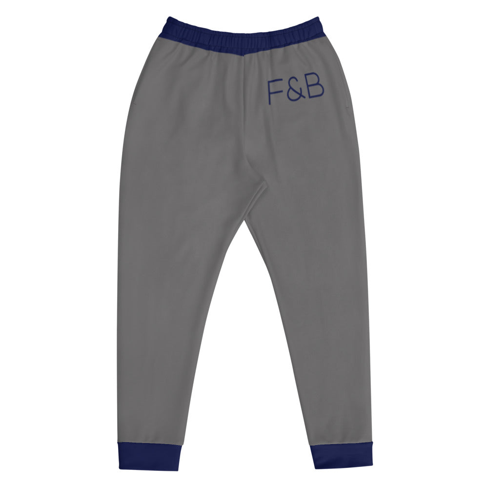 Gray Blue Trim Joggers