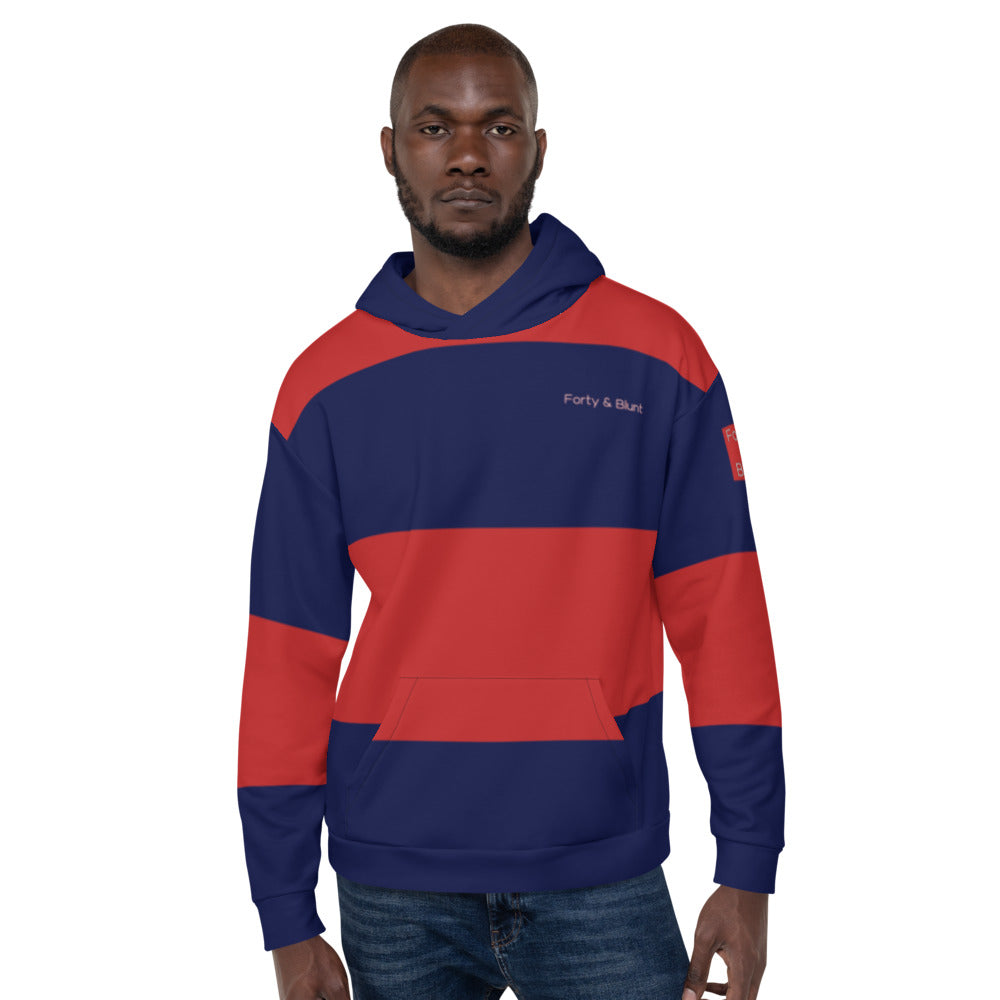 Red and Blue Hoodie