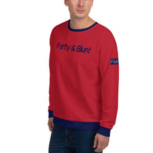 Load image into Gallery viewer, Red Blue Trim Sweatshirt
