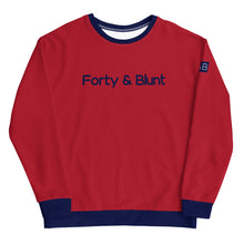 Load image into Gallery viewer, Red Blue Trim Sweatshirt
