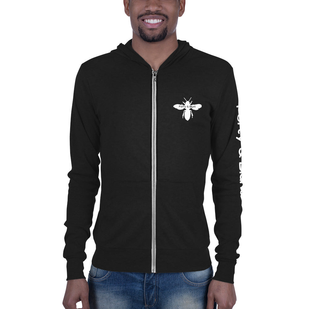 Unisex zip hoodie