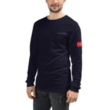 Load image into Gallery viewer, Red and Blue Long Sleeve Tee
