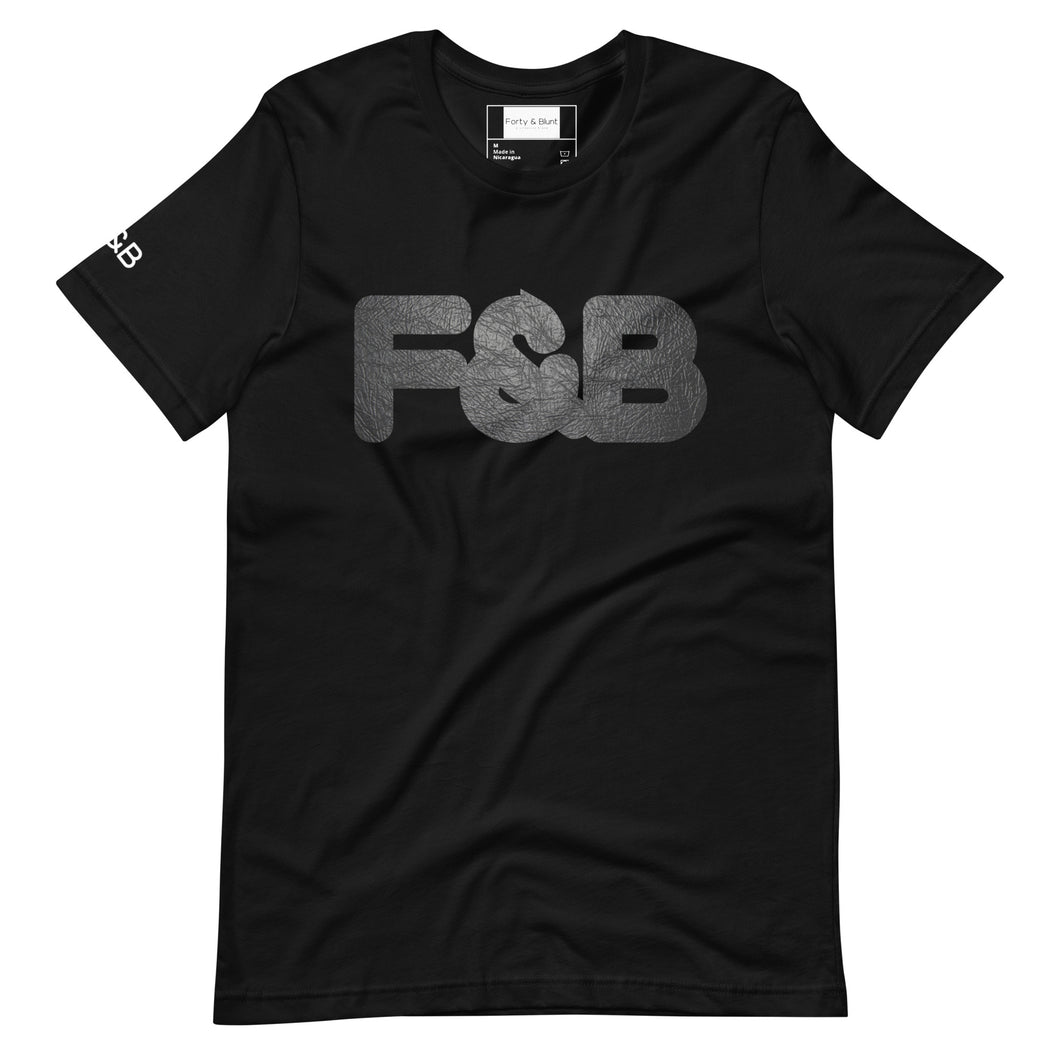 Leather Print F&B T-Shirt