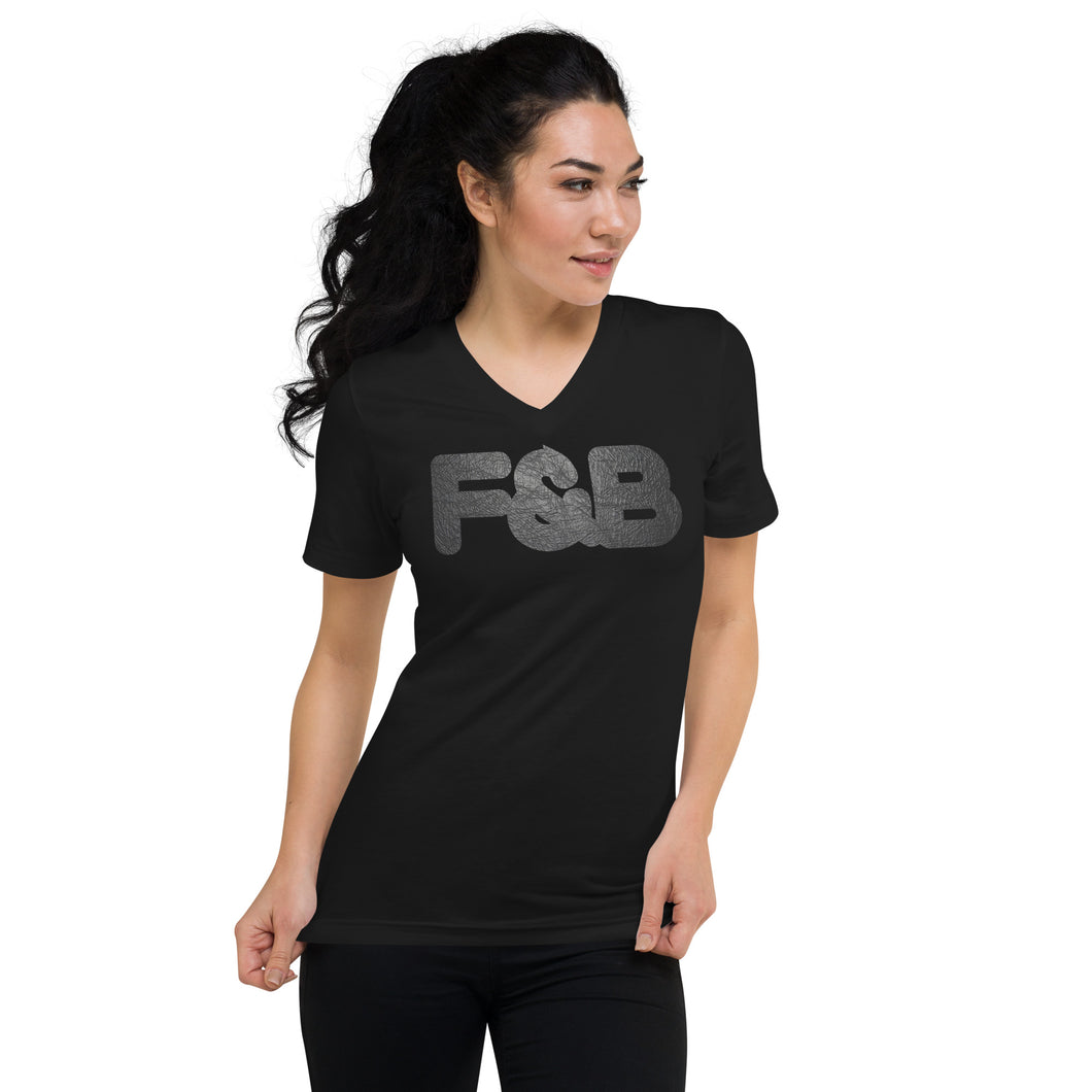 Leather Print F&B T-Shirt